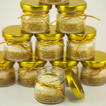 Mini Vela Aromática em Vidro com Tampa de Metal – 30g